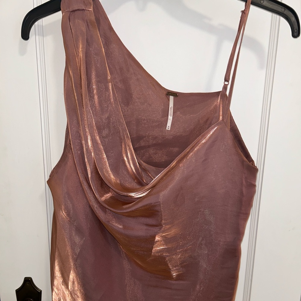 FREE PEOPLE COWL NECK TOP